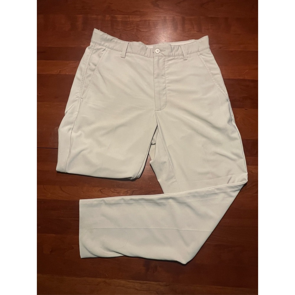 FootJoy Men's Athletic Fit Performance Golf Pants Tan Beige Stretch 30x30
